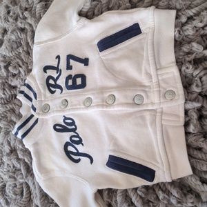 Polo Ralph Lauren button up sweatshirt